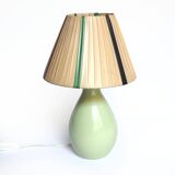 Almond green ceramic lamp