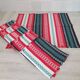 Set of 6 Catalan fabric napkins 48 x 42 cm red black green white