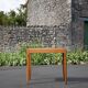 wood console, wood desk