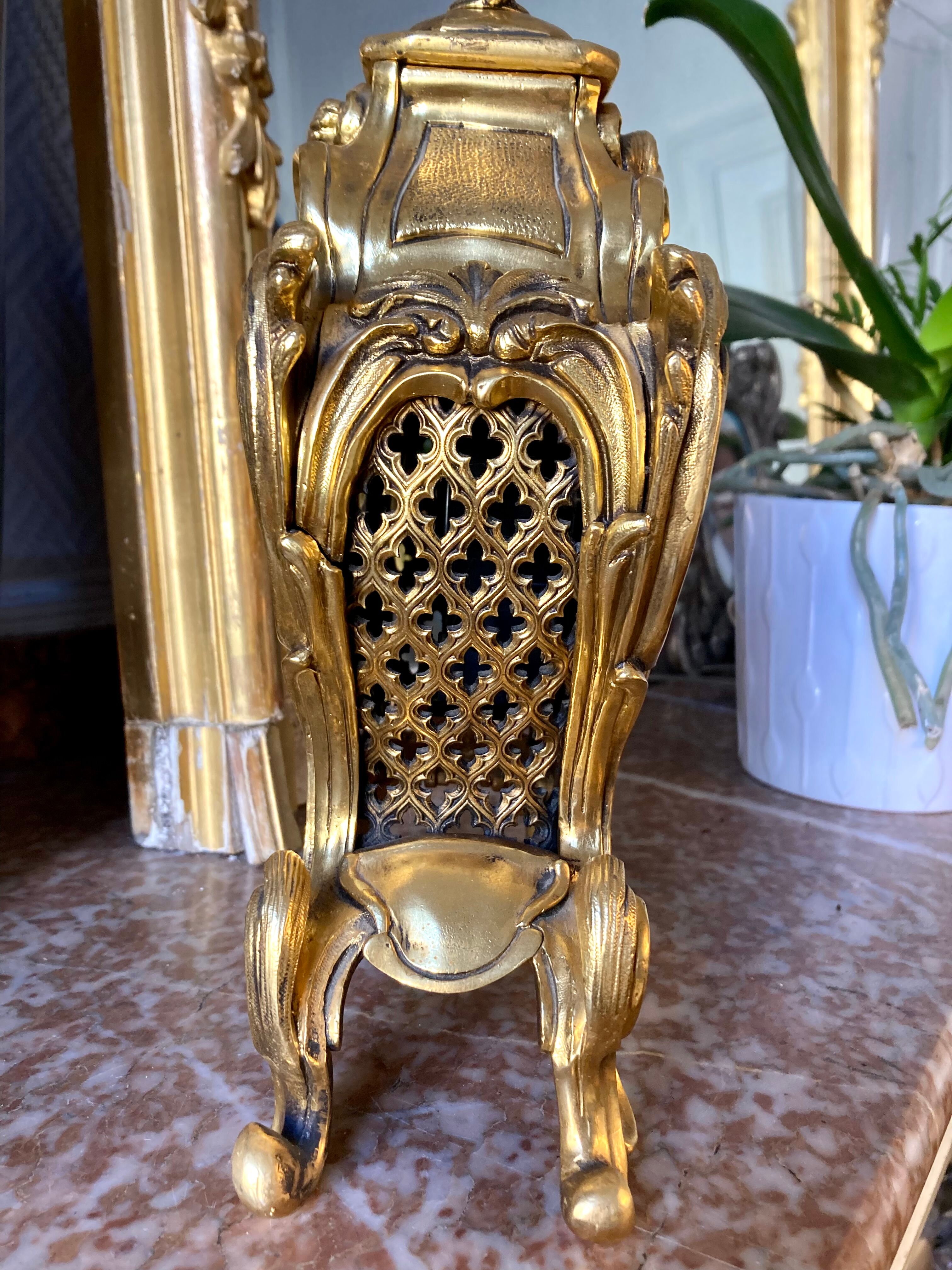 Jaeger bronze cartel pendulum