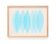 Peinture abstraite 30x40cm illustration bleu glacier signée eawy