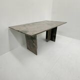 Mid-century modern granite dining table , 1970s