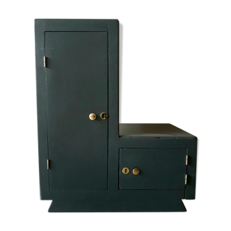 Armoire asymétrique gris profond vintage