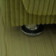 Green corduroy modular sofa from the 70s, 7 pieces
