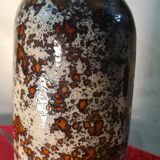 very beautiful glazed ceramic lamp 50x15 new lampshade