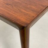 Danish midcentury palisander coffee table by Haslev, 1960s