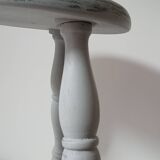 Grey-blue tripod stool