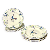 7 Longchamp plates m. Clery