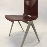 Lot of 4 vintage chairs Galvanitas S22 in the Netherlands