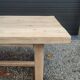 Large solid oak farmhouse table 2.45m