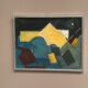Swedish Oil on Canvas – “Abstract Composition” – Dated 1966 – Vintage