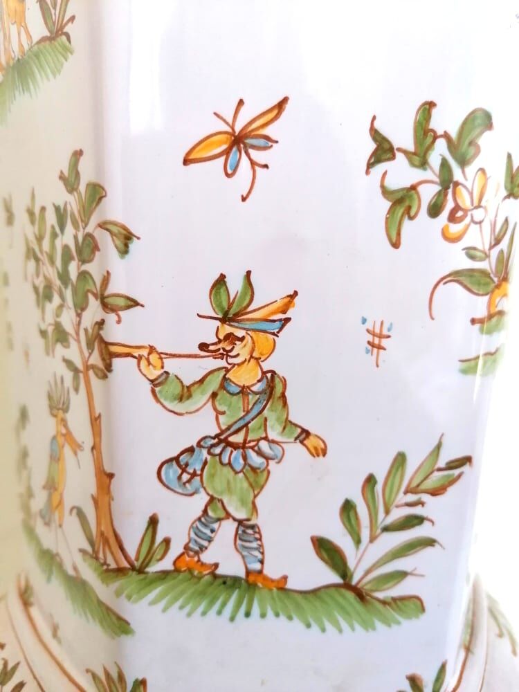 Vase Lallier in Moustiers 39cm