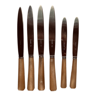 Set of 6 Christofle knives
