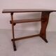 Brutalist oak sidetable  writing table