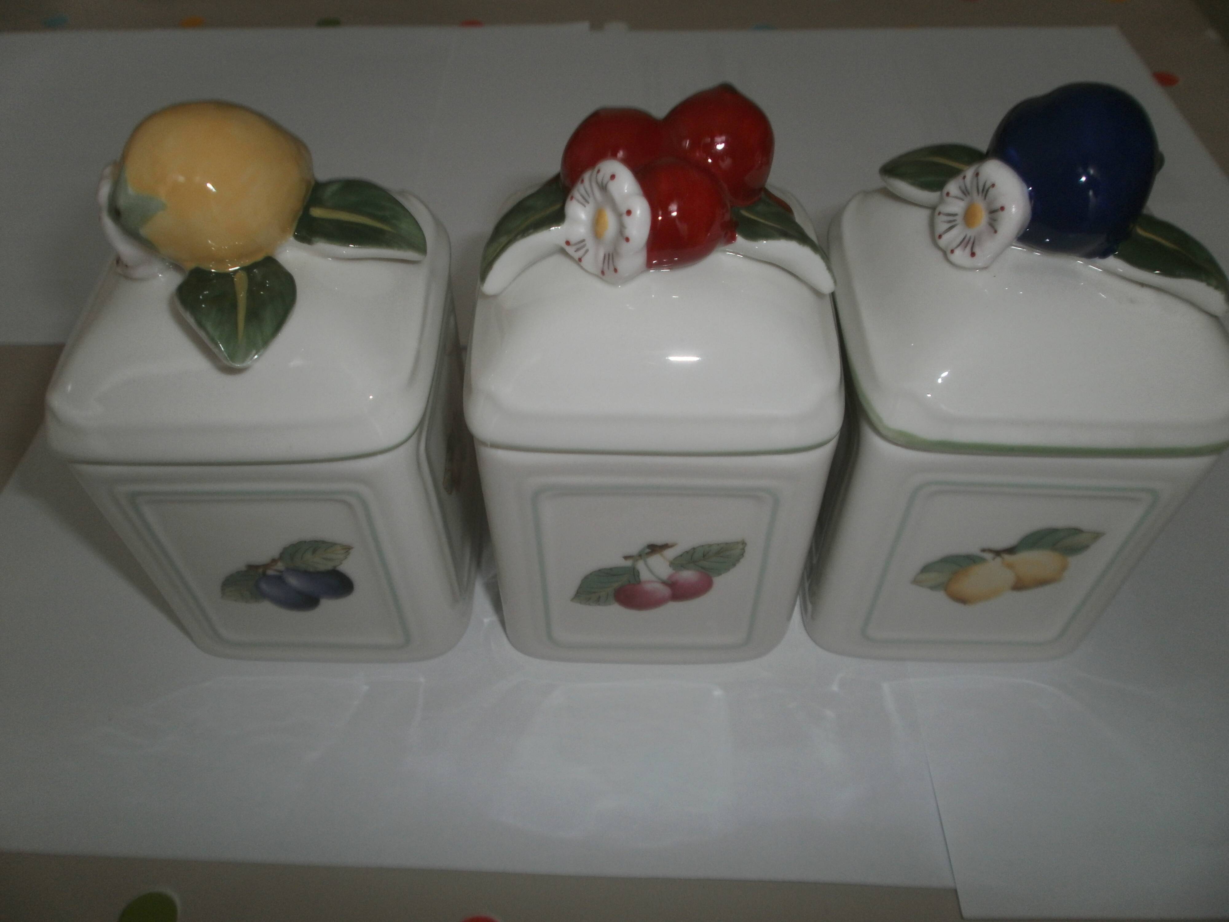Trio de pots à confiture Villeroy & Boch