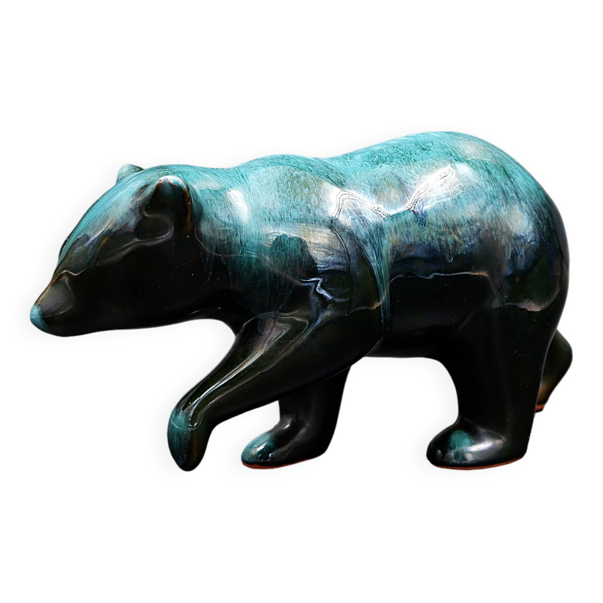 Blue mountain pottery bear - bmp canada 1960s