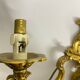 Bronze wall lamp rockery style