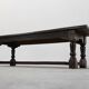 17th-Century Belgian full dark Oak Dining Table