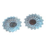 Set of 2 crystal salt cellars