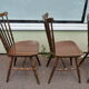 Lot of 4 bistro chairs Baumann - wood