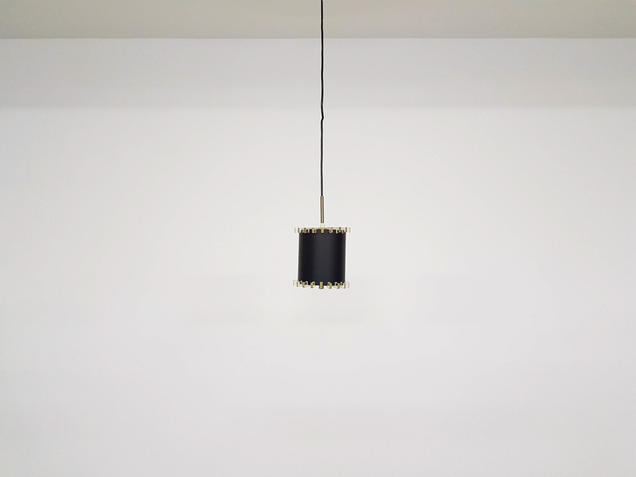 Small mid-century pendant light the Netherlands 1960's
