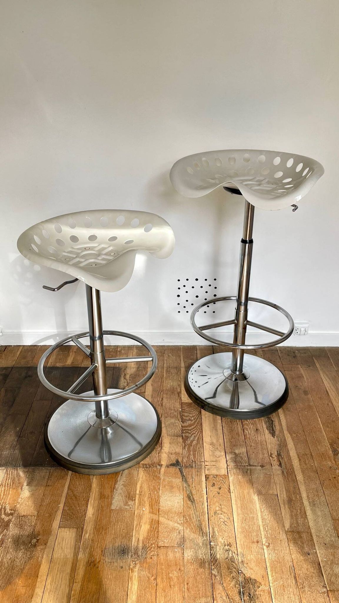 Tabouret haut mirima vintage assise tracteur
