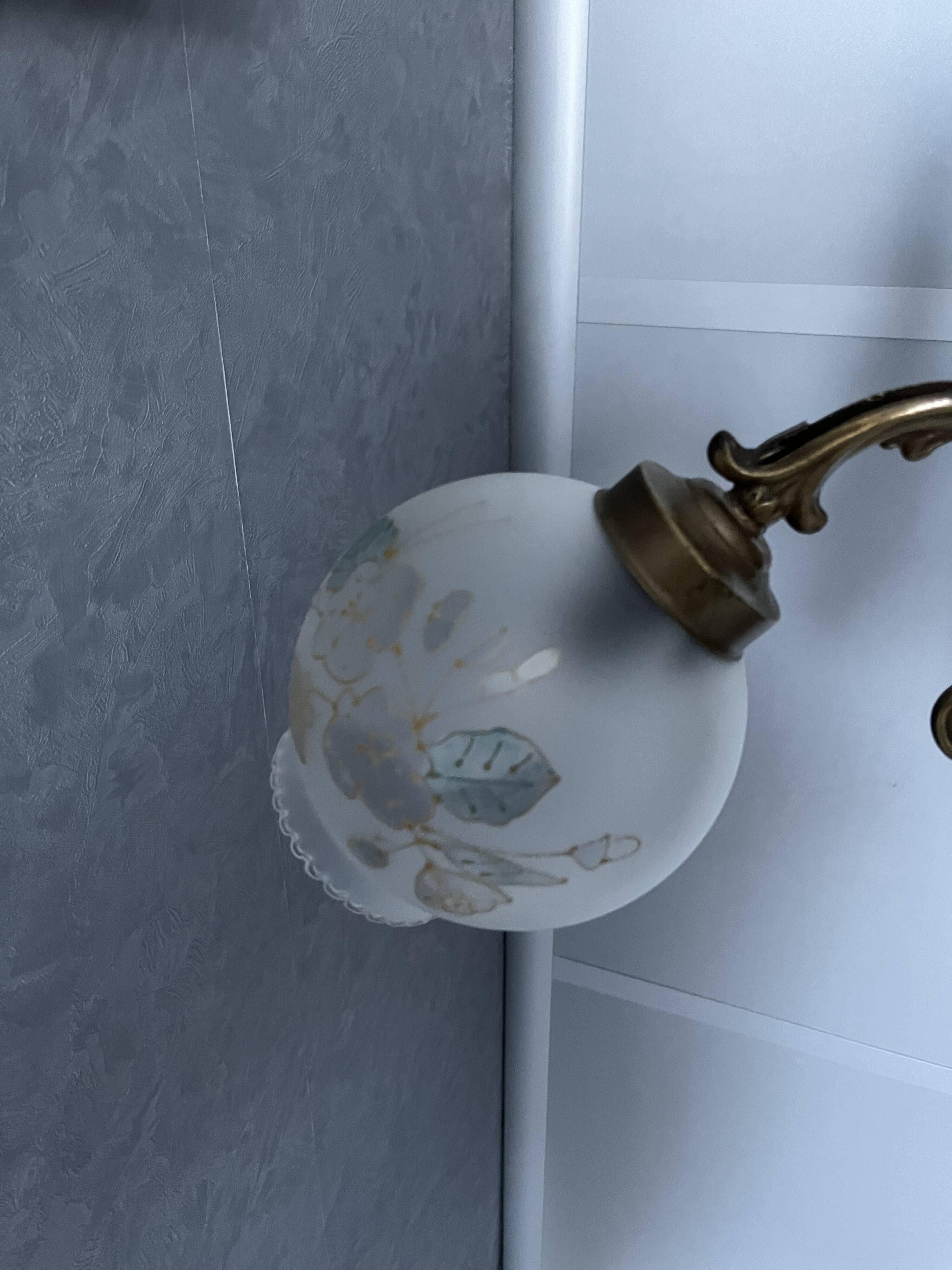 Vintage three-light chandelier