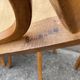 Set of 6 chairs bistrot café baumann bentwood from the 1950s