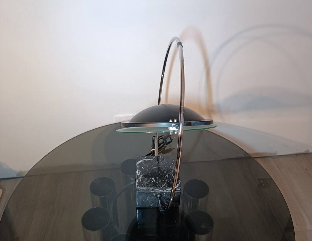 Saturn lamp by LG for Maison Lucien Gau 1980