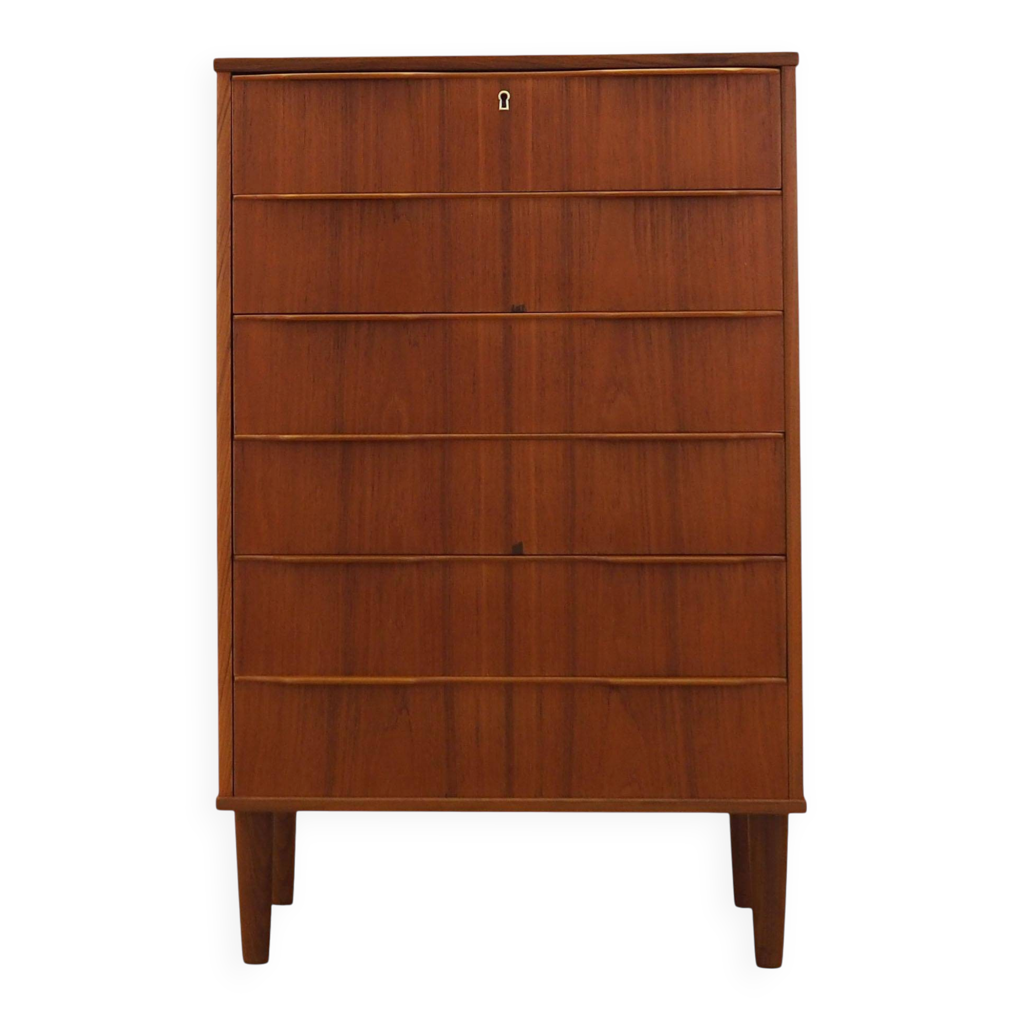 Commode en teck, design danois, années 1970, fabriquée au Danemark