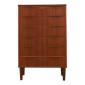 Teak chest of drawers, Danish design, 1970s, made in Denmark