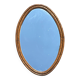 Miroir rotin vintage