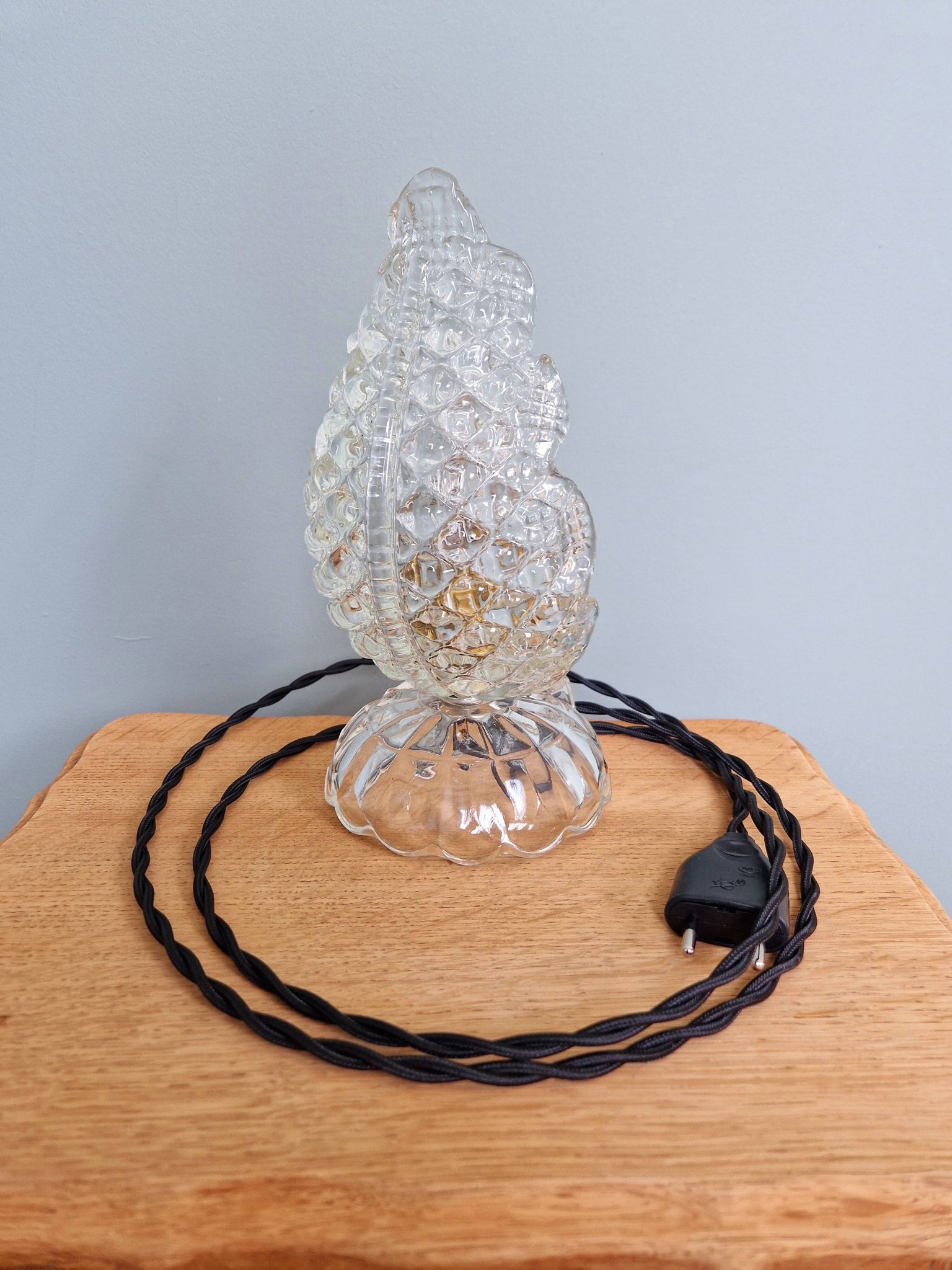 Murano glass table lamp, Barovier & Toso, 1950s