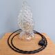 Murano glass table lamp, Barovier & Toso, 1950s