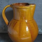 XXL pitcher vintage Provencal pottery from Salernes