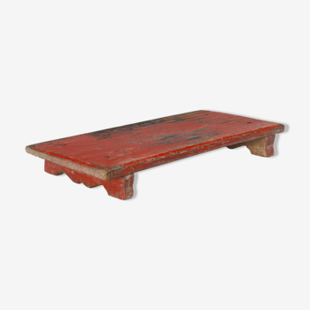 Original patina teak top shelf