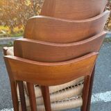 4 Niels Otto Møller chairs model 71