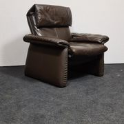 Vintage leather easy chair by Erpo
