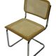 Set of 4 chairs Cesca B32 designed by Marcel Breuer design made in Italy
