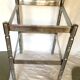 Harness square chrome and smoked glass vintage