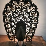 Golden Peacock lamp