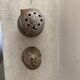 Stoneware owl salt and pepper shakers by Jeanne and Norbert Pierlot