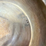 Antique basket cup in silver metal