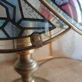 Tactile tiffany style table lamp - vintage