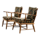 Fauteuil en noyer par Anna-Lülja Praun
