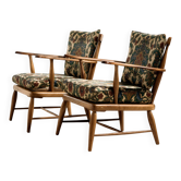 Armchair in walnut by Anna-Lülja Praun