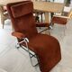 Vintage Pierson velvet reclining armchair – 1970s/80s