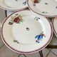 lot de 6 grandes assiettes plates Villeroy & Boch La Louvière fabrication belge en Terre de Fer débu
