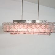 Lustre en verre par Doria, Allemagne années 1960