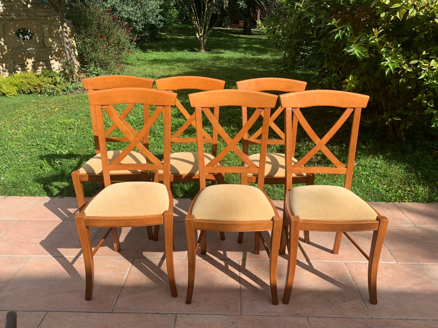 6 Louis Philippe style chairs